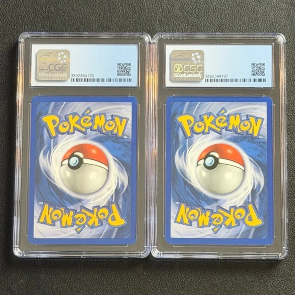 Pokemon Brock's Geodude 1st Edition 68/132 Fighting Energy CGC 8.5 Gym Challenge